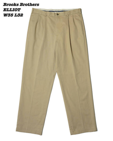 Brooks Brothers ELLIOT CHINO PANTS W35 L32 BR25024 ブルックスブラザーズ エリオット チノパン コットンパンツ