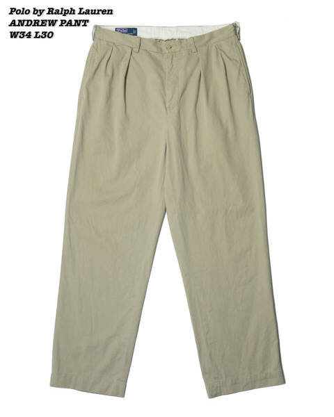 Polo by Ralph Lauren ANDREW PANT W34 L30 RL25013 ポロバイラルフローレン アンドリューパンツ チノパン コットンパンツ パンツ