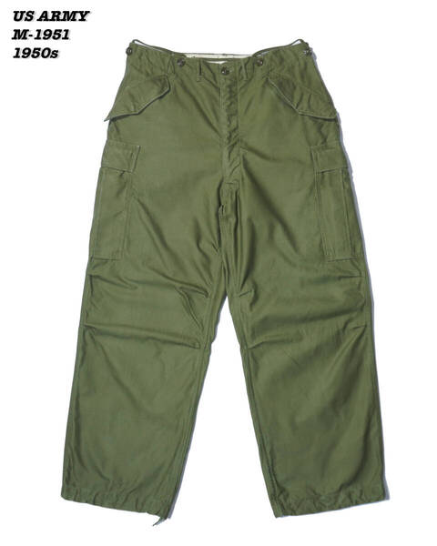 US ARMY M-1951 FIELD SHELL TROUSERS 1950s MIL25026 Vintage アメリカ軍 カーゴパンツ 1950年代 ヴィンテージ フィールドパンツ