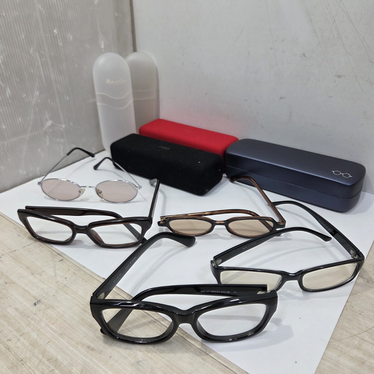 JINS メガネ MJN-25A-184AE ケース付き JINS メガネ MJN-25A-184AE ケース付き - メルカリ