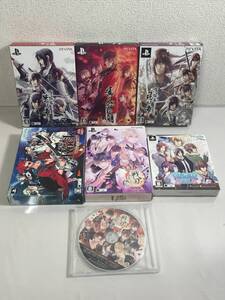 UY-912 DISC未開封 PSVITA 6本セット イケメン戦国/真紅の焔 真田忍法帳/薄桜鬼SSL ~sweet school life~/幕末ROCK/薄桜鬼 華ノ章