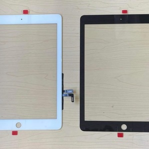 新品 iPad Air、iPad5、iPad6 フロント タッチ パネル ガラス割れ・タッチ不良 修理・交換用 パネル交換テープ 付き