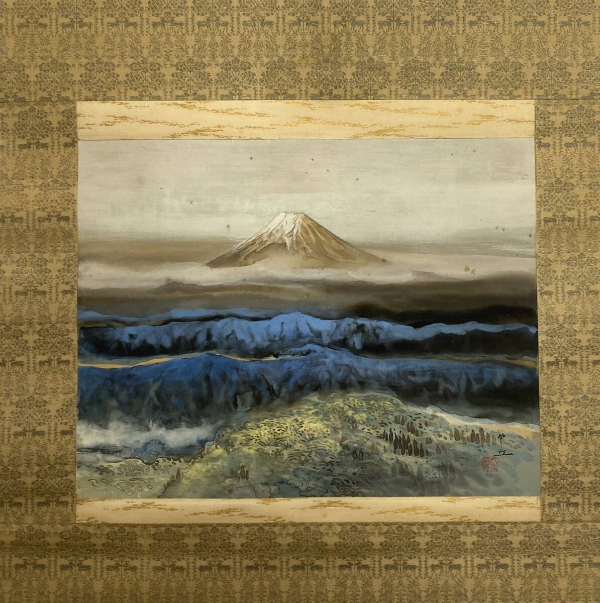 【真作】【複製】掛軸 川合玉堂 工芸画 日光浦見瀧 紅葉と瀑布 箱入 S111 Yahoo!オークション -「川合玉堂 真作」の落札相場・落札価格