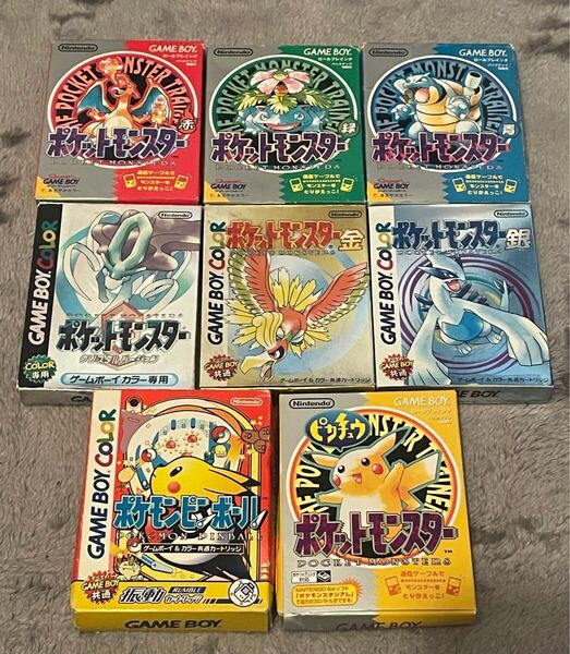 ポケットモンスター ゲームボーイ GAMEBOY POCKET MONSTERS 8種類 セット