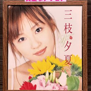 額装品★ 三枝夕夏 IN db★どアップお花グラビア★ 君と約束した優しいあの場所まで ★名探偵コナン★当時印刷物★色紙サイズ額入り★