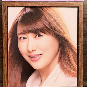 額装品★安めぐみ③①★大人の女性グラビア★美しさ咲き誇る!★当時印刷物★色紙サイズ額入り★グラビアアイドル★送料込み