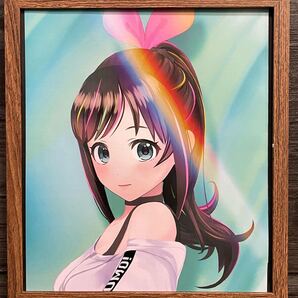 額装品★ KizunaAI /キズナアイ③★グラビアときめきショット!★当時印刷物★色紙サイズ額入り★YouTuber★★送料込み
