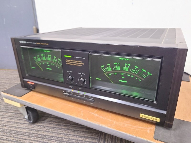 オンキヨー ONKYO Integra M-508 オーディオ パワーアンプ Yahoo!オークション -「onkyo m-508」の落札相場・落札価格