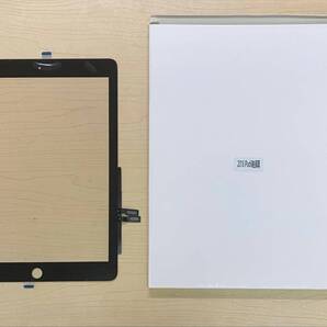 新品 iPad 6 (2018)フロント タッチ パネル ガラス割れ・タッチ不良 修理・交換用 カラー黒