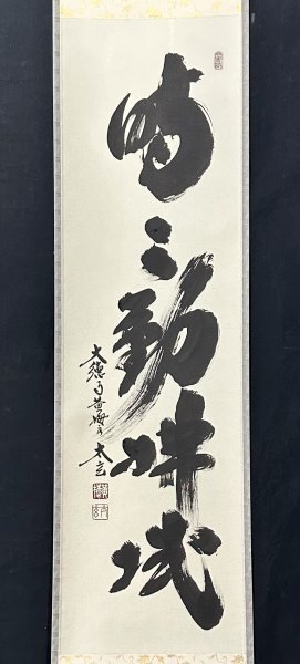 G252 掛軸 大徳寺 小林太玄 『山雲海月情』 共箱 『真作』 肉筆 一行書 Yahoo!オークション -「小林太玄」の落札相場・落札価格