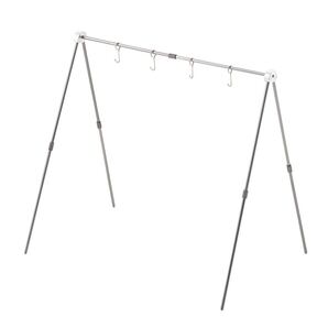 送料無料◆ロゴス(LOGOS) TAKIBI A型ツールラック 81063124 シルバー (約)幅 58.5×奥行42×高さ56cm 新品