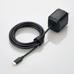送料無料◆エレコム AC充電器 Type-C 65W USB PD対応 USB-C ケーブル一体型 2m ブラック ACDC-PD8665BK 新品