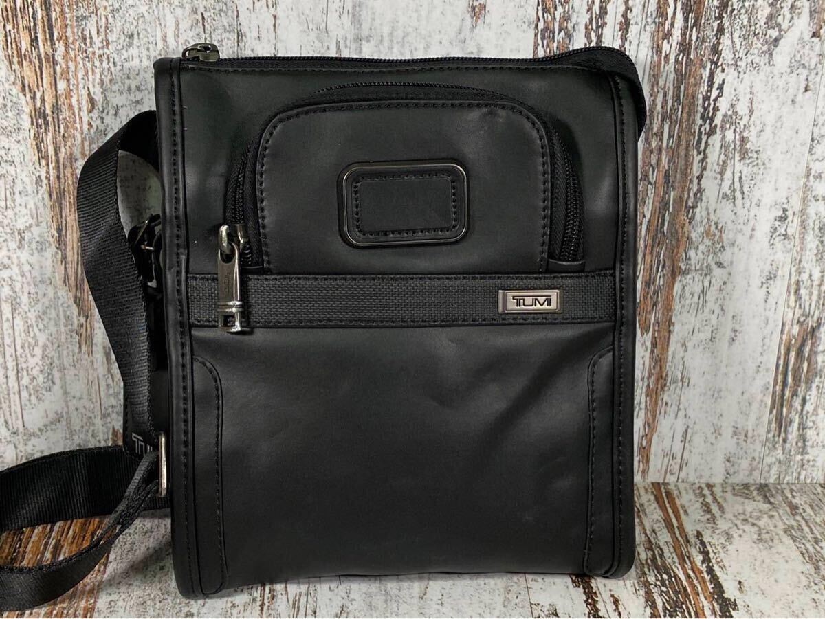 美品【TUMI】 ショルダーバッグ/ バリスティックナイロン/レザー/ブラック tumi ショルダーバッグの値段と価格推移は?|259件の売買データ