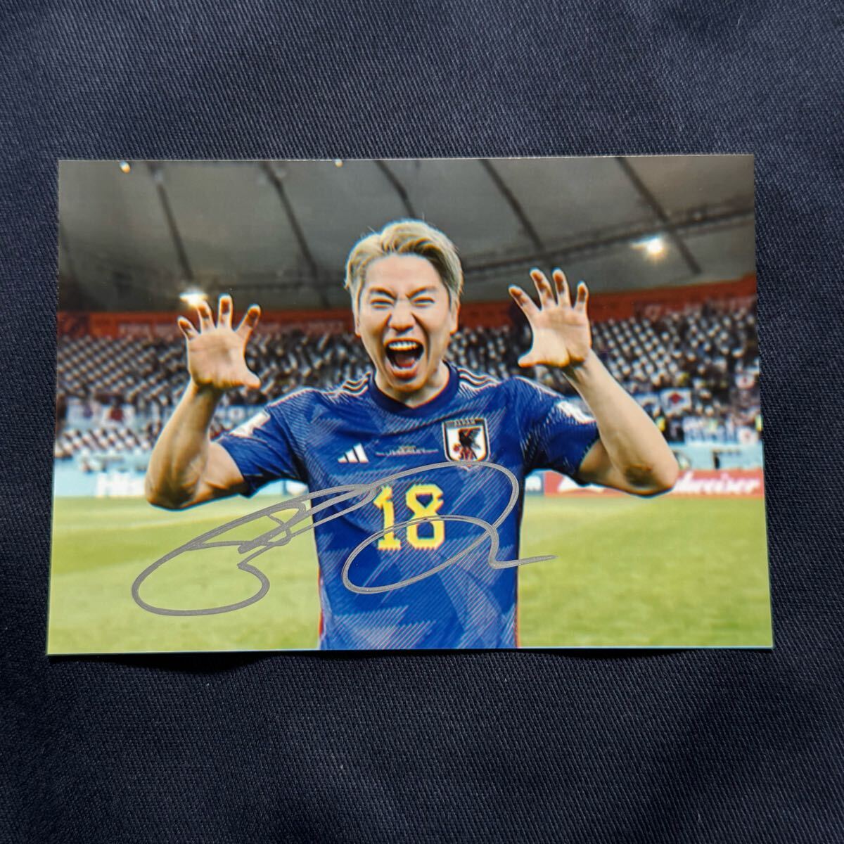 チョー出品 三苫選手、久保選手 直筆サイン 色紙 2025年最新】Yahoo!オークション -三笘薫 サインの中古品・新品