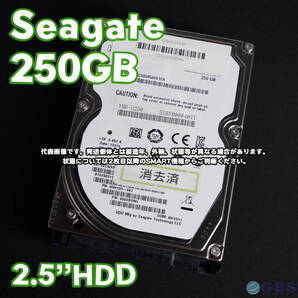 【SG250-a4m】Seagate 2.5インチHDD 250GB ST9250315AS SATA 9.5mm【動作中古品(使用時間僅か)/送料込み】