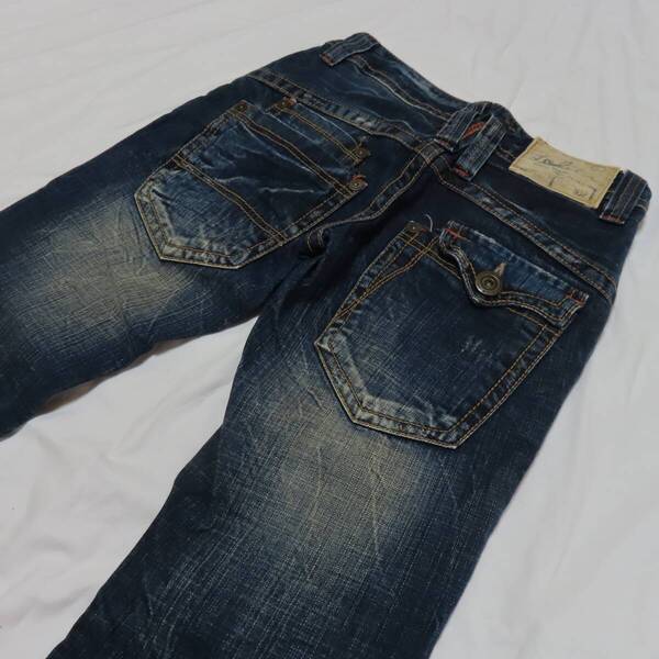 即決 LOLITA JEANS フレアー ジーパン レディース 25 ウェスト約68cm