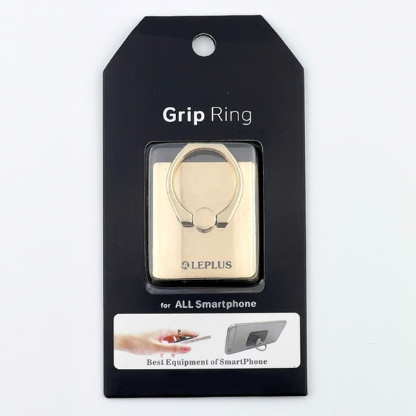 新品 未使用 高級 スマートフォンリング 「Grip Ring」ゴールド 便利 スタンド機能 落下防止