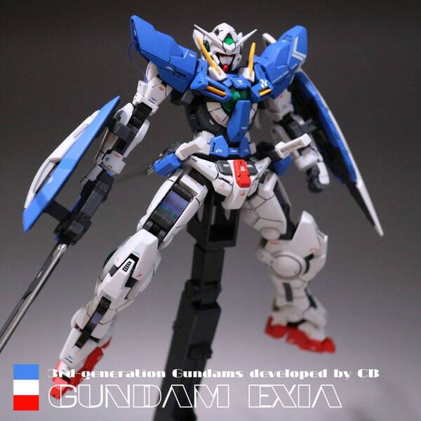 RG 1/144 GN-001 ガンダムエクシア全塗装改造 完成品