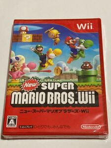 Wii ニュースーパーマリオブラザーズ 未開封