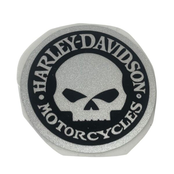 当時物 Harley-Davidson 00s 反射デカール USA ハーレーダビッドソン ステッカー 防水 ヘルメット サドルバック ロゴ スカル 骸骨