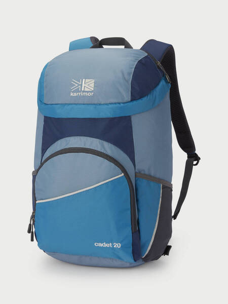 カリマー カデット cadet 20 コンパクト リュックサック 20L ブルー系 アウトレット品 子供、女性向け