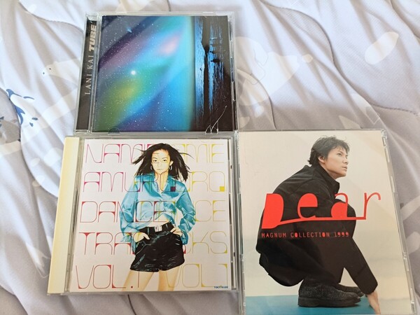 ★美品★ 3枚セット CDアルバム BEST 福山雅治 Dear 安室奈美恵 ダンストラックス VOL1 TUBE LANI KAI 当時物
