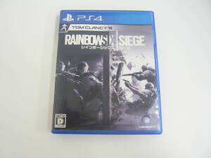 #452 【中古品】 PS4 ソフト レインボーシックス シージ TOM CLANCY'S RAINBOW SIX SIEGE プレイステーション4 プレステ4