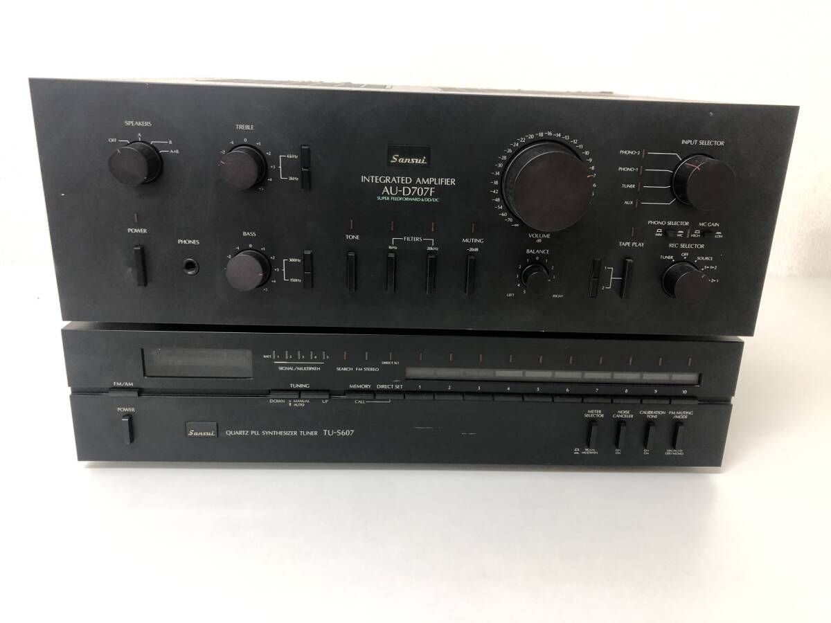 sansui au-d707f プリメインアンプ 中古品 Yahoo!オークション -「sansui au-d707f」の落札相場・落札価格