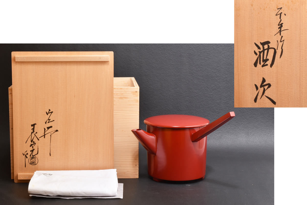 塗師 川瀬表完 作 真塗 手桶水指 共箱 茶道具 Yahoo!オークション -「川瀬表完」の落札相場・落札価格