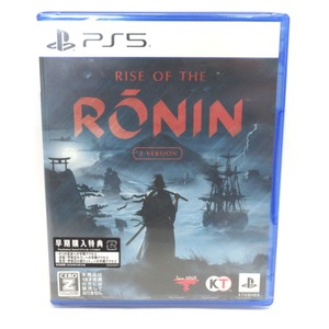 KR91221 ソニー ゲームソフト PS5用 Rise of the Ronin ライズオブローニン sony 未使用
