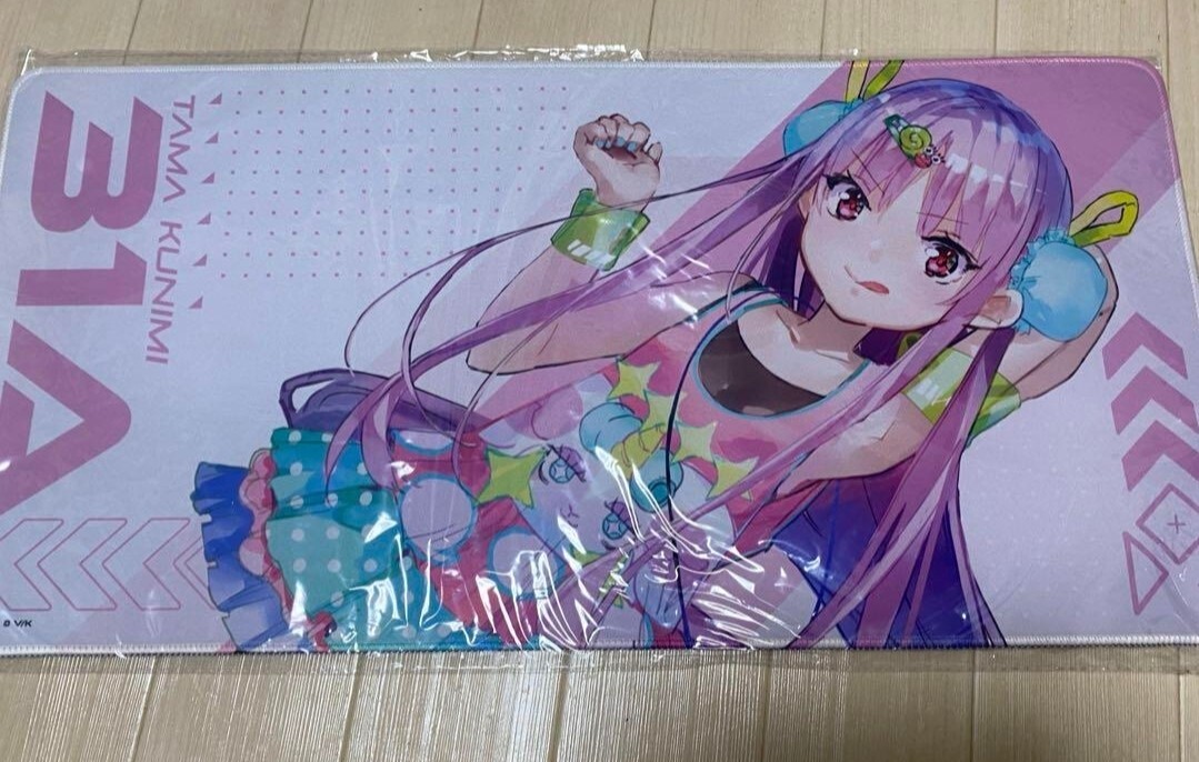 國見タマ ヘブバン ゲームマット デスクマット プレイマット 4枚セット ラバーマット ヘブバン 國見タマ ゲームマット デスクマット