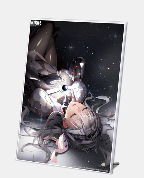 モダニア キラ箔アクリルプレート NIKKE 墨絵 ツタヤ アクリルボード TSUTAYA アクリルパネル アクリルアート アクリルスタンド メガニケ