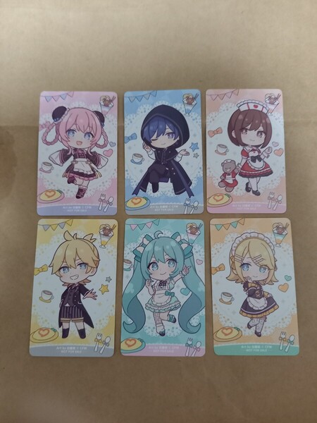ノベルティ 秋葉原フェスティバル 購入特典 イラストカード キャラカード 初音ミク 巡音ルカ 鏡音リン 鏡音レン MEIKO KAITO