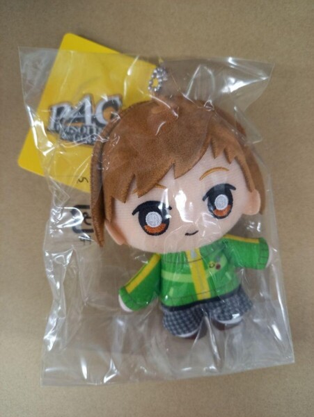 P4G 里中千枝 ぬいぐるみキーホルダー ペルソナ4ザ・ゴールデン PERSONA4 コラボカフェ ペルソナ4 アトラスフェス