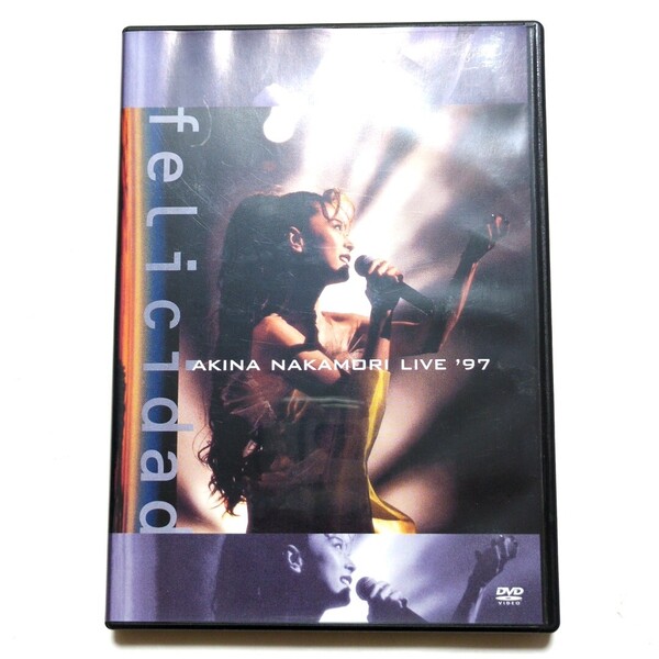 中森明菜 ライブDVD felicidad LIVE '97 スローモーション 愛撫 TATTOO 飾りじゃないのよ涙は DESIRE ミ・アモーレ 駅 難破船