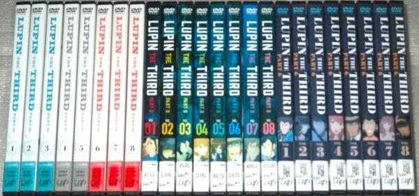 【即決DVD】ルパン三世 PART4&PART5&PART6 全24巻セット モンキーパンチ 栗田貫一 大塚明夫 浪川大輔 沢城みゆき 山寺宏一