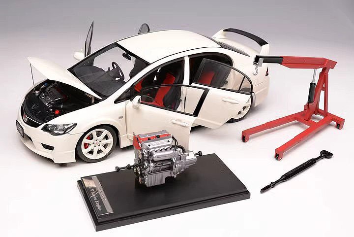 エブロ 1/18 シビック Type R 希少品 Yahoo!オークション -「シビックタイプr 1/18」の落札相場