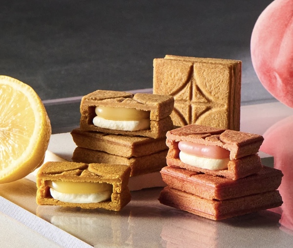 プレスバターサンド3種〈桃・檸檬〉9コ
