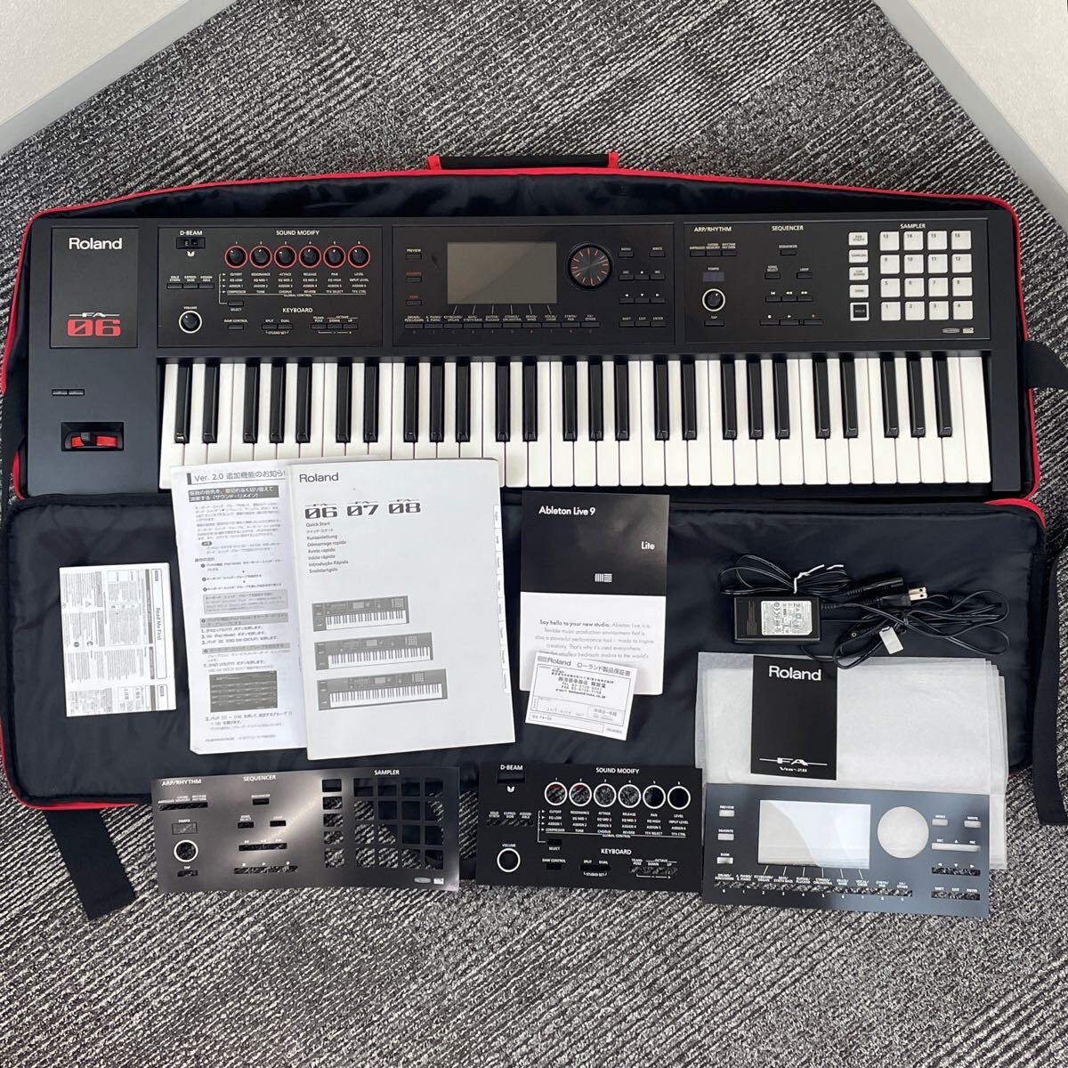 Roland FA-06 本体・電源・ケース付 現状品 Yahoo!オークション -「roland fa-06」の落札相場・落札価格