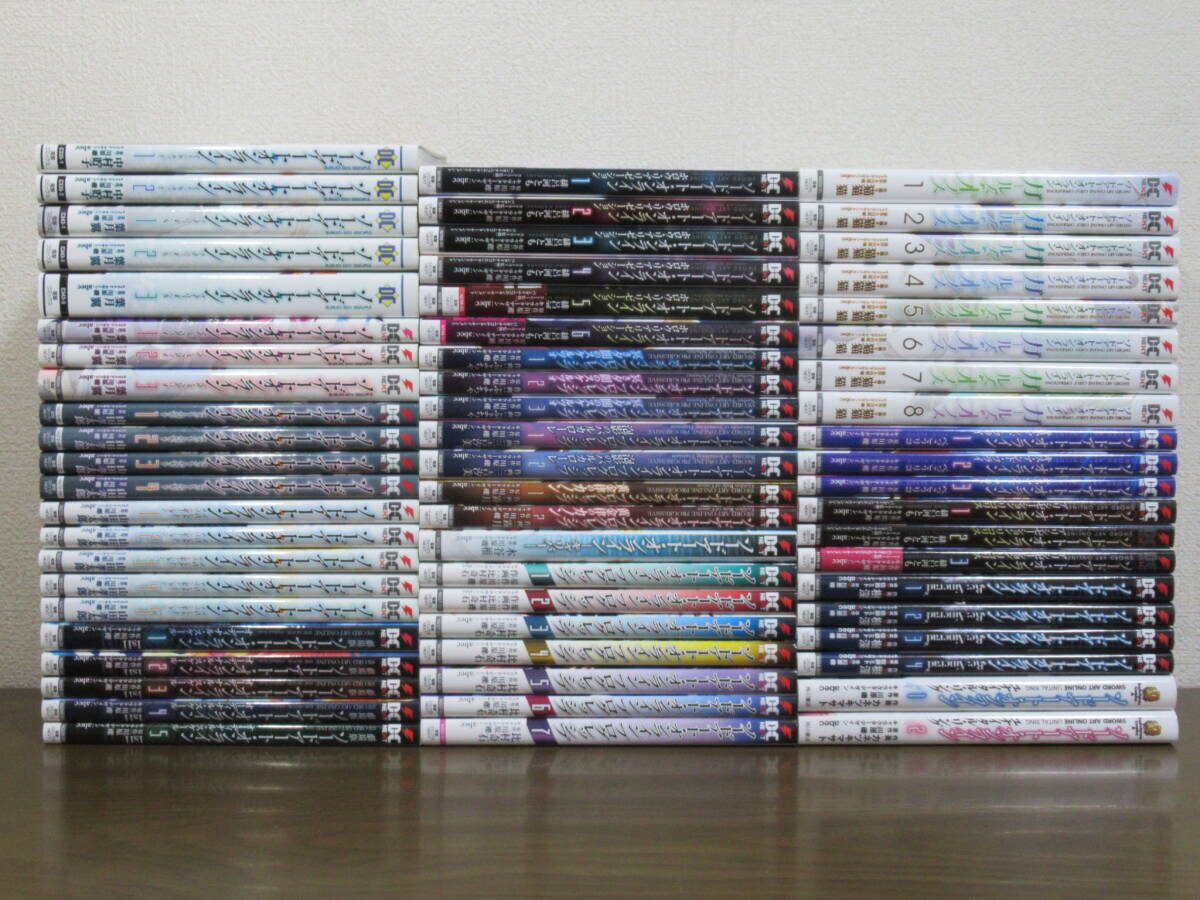 【グッズ付き、初版多数】ソードアート・オンライン 全巻セット ソードアート・オンライン アリシゼーション」全巻同時購入セット