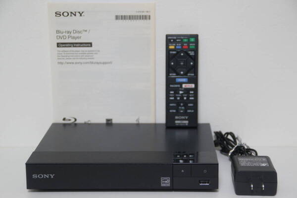 【即決・送料無料】SONY BDP-S1700 リージョン・フリー ソニー ブルーレイディスク/DVDプレーヤー Region Free リモコン ACアダプター付き