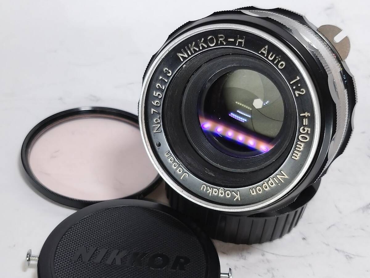 お買得非AINIKKOR-H. C 50mm f/2 貴重Cマルチコート完動 2025年最新】Yahoo!オークション -ai nikkor 50mm f2の中古品