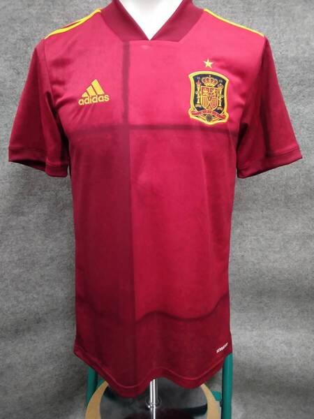 アディダス adidas サッカーウェア フットサルウェア 20/21スペイン代表レプリカユニフォーム 半袖ゲームシャツ FR8361 Mサイズ