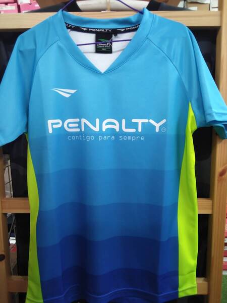 ペナルティ PENALTY サッカーウェア ジュニアプラクティスシャツ 「ハイス・ジュニアプラクティスシャツ」 PUS3312J 87/サックス 110cm
