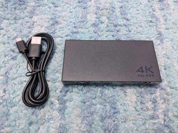 ◎0707u0129 エレコム HDMI切替器 (セレクター) 3入力1出力 4K(4096×2160)60Hz 選べる自動・手動切替機能 ブラック DH-SW4KB31BK/E
