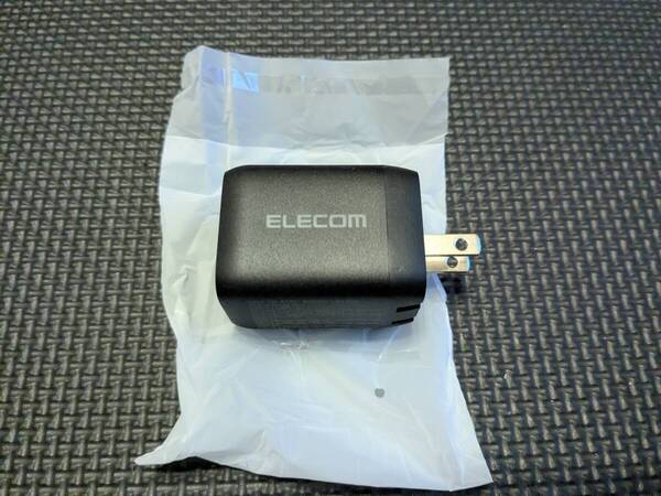 ◎0707u1050 エレコム 充電器 Type-C 2ポート 65W PD対応 PPS対応 QC3.0対応 Magsafe3対応 折りたたみ式プラグ ブラック EC-AC4365BK