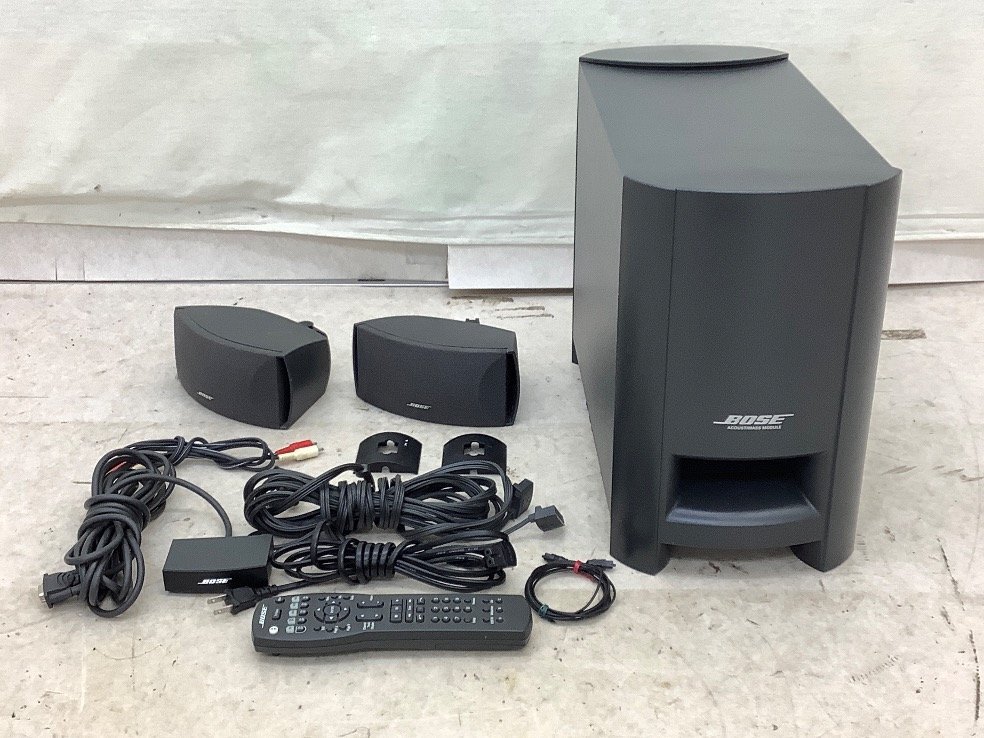 現状品　BOSE 321Ⅱ ボーズ ホームシアター スピーカー オーディオ ボーズ、フロントSPでサラウンド再生できる「3・2・1」の上位モデル
