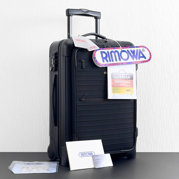 RIMOWA リモワ BOLERO ボレロ 37L 機内持ち込み 2輪 TSAロック 前面スリーブ付 キャビン マットブラック 黒 スーツケース キャリーバッグ