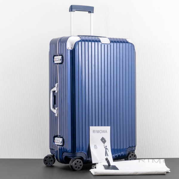 RIMOWA リモワ HYBRID Check-IN L ハイブリッド チェックインL 84L 4輪 TSAロック グロスブルー 青色 大容量 スーツケース キャリーバッグ