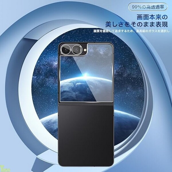 日本製 旭硝子 各2組 カメラ / 画面 ギャラクシー フリップ Galaxy Z Flip 7 保護 ガラス フィルム カバー 高透過率 自動吸着 貼り付け簡単